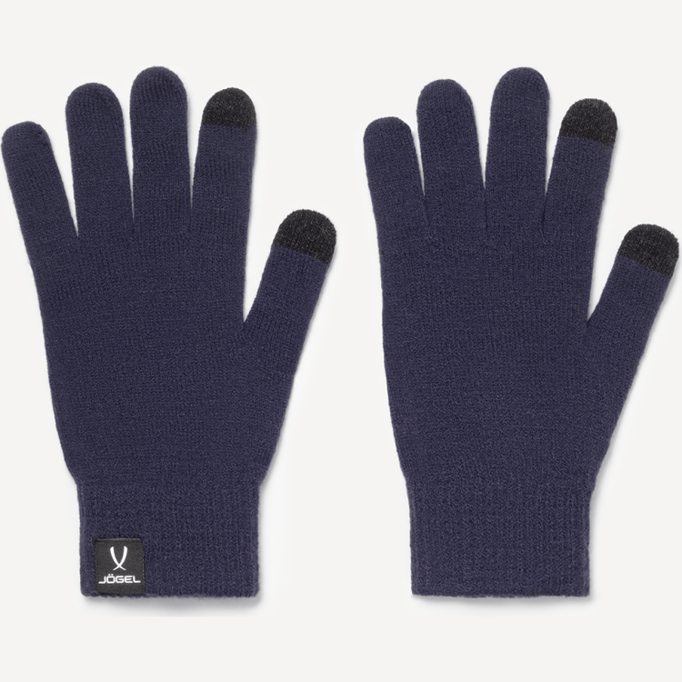 Перчатки JÖGEL ESSENTIAL Team Knitted Gloves, темно-синий Перчатки JÖGEL ESSENTIAL Team Knitted Gloves, темно-синий