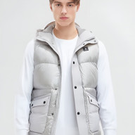 Жилет KELME Down Vest Grey - Жилет KELME Down Vest Grey