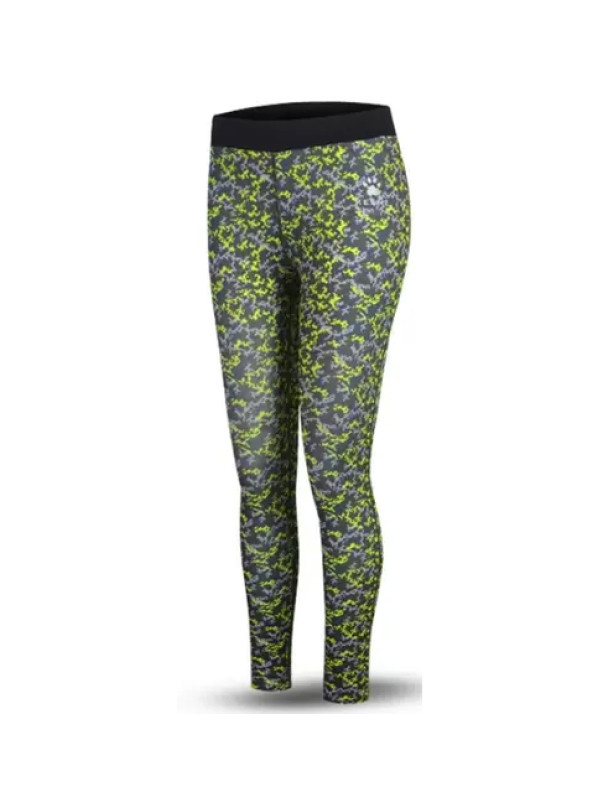 Леггинсы KELME Women's Tight Fitness Pants (Green/Grey)