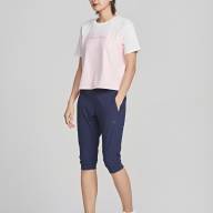 Бриджи KELME Women's Woven Cropped Pants Dark Blue - Бриджи KELME Women's Woven Cropped Pants Dark Blue