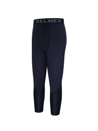 Детское термобелье низ KELME Kids Tight Trousers (3/4 Pants) Black