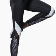 Леггинсы KELME Women's Tight Trousers (Black/White) - Леггинсы KELME Women's Tight Trousers (Black/White)
