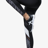 Леггинсы KELME Women's Tight Trousers (Black/White) - Леггинсы KELME Women's Tight Trousers (Black/White)
