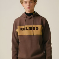 Худи KELME Hooded Sweater Brown - Худи KELME Hooded Sweater Brown