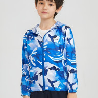 Детская ветровка KELME Skin Coat Blue - Детская ветровка KELME Skin Coat Blue