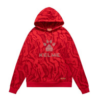 Худи KELME Hooded Sweater Red - Худи KELME Hooded Sweater Red