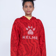 Худи KELME Hooded Sweater Red - Худи KELME Hooded Sweater Red