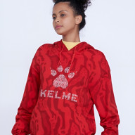 Худи KELME Hooded Sweater Red - Худи KELME Hooded Sweater Red