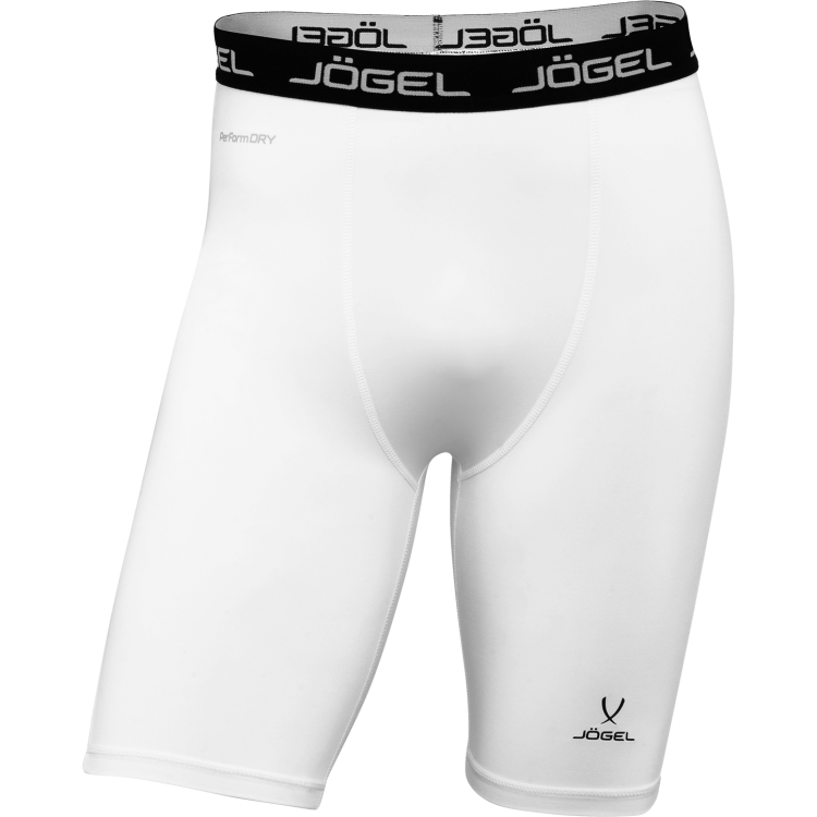 Шорты компрессионные JÖGEL CAMP PerFormDRY Tight Short, белый/черный Шорты компрессионные JÖGEL CAMP PerFormDRY Tight Short, белый/черный