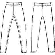 Лосины гимнастические Indigo SM-102-30, размер 30, черный - Лосины гимнастические Indigo SM-102-30, размер 30, черный