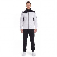 Костюм спорт. муж. MIKASA MT707/MT701-021-L, р. L, 100% полиэстер, бело-черный