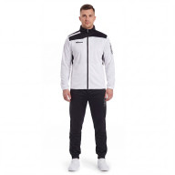 Костюм спорт. муж. MIKASA MT707/MT701-021-L, р. L, 100% полиэстер, бело-черный - Костюм спорт. муж. MIKASA MT707/MT701-021-L, р. L, 100% полиэстер, бело-черный
