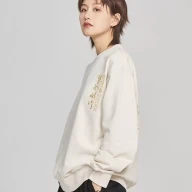Свитшот KELME Round Neck Sweater White - Свитшот KELME Round Neck Sweater White