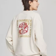 Свитшот KELME Round Neck Sweater White - Свитшот KELME Round Neck Sweater White