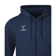 Флисовое худи на молнии ESSENTIAL Cotton Fleece FZ Hoodie, темно-синий, детский - downloaded from prime-sport.ru