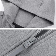 Толстовка KELME Men's Hooded Jacket Grey - Толстовка KELME Men's Hooded Jacket Grey