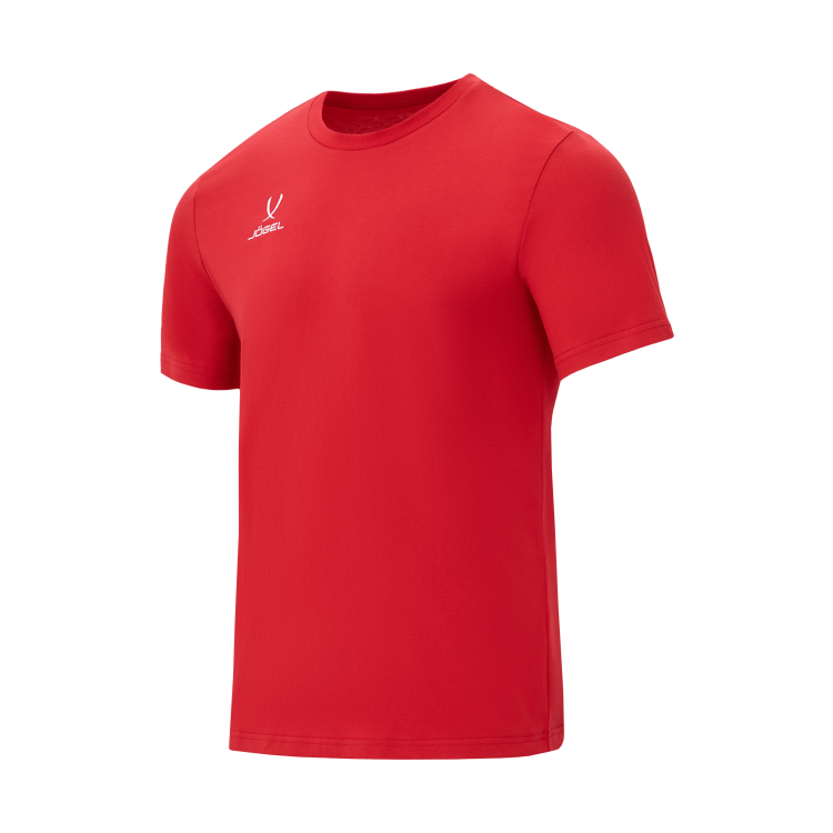 Футболка JÖGEL ESSENTIAL Cotton Tee, красный Футболка JÖGEL ESSENTIAL Cotton Tee, красный