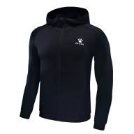 Толстовка KELME Men's Training Hooded Cardigan Black - Толстовка KELME Men's Training Hooded Cardigan Black