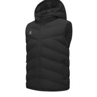 Жилет KELME Hooded Cotton Vest Black - Жилет KELME Hooded Cotton Vest Black