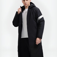 Куртка утепленная KELME Hooded Long Jacket Black - Куртка утепленная KELME Hooded Long Jacket Black