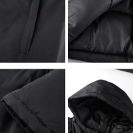 Куртка утепленная KELME Hooded Long Jacket Black - Куртка утепленная KELME Hooded Long Jacket Black