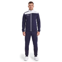 Костюм спорт. муж. MIKASA MT707/MT701-061-L, р. L, 100% полиэстер, темносине-белый