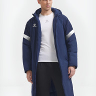 Куртка утепленная KELME Hooded Long Cotton Jacket Dark Blue - Куртка утепленная KELME Hooded Long Cotton Jacket Dark Blue