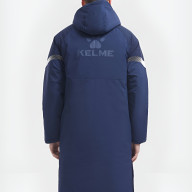 Куртка утепленная KELME Hooded Long Cotton Jacket Dark Blue - Куртка утепленная KELME Hooded Long Cotton Jacket Dark Blue
