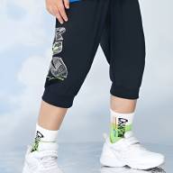 Детские бриджи KELME Knitted Cropped Pants Black - Детские бриджи KELME Knitted Cropped Pants Black