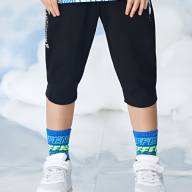 Детские бриджи KELME Knitted Cropped Pants Black - Детские бриджи KELME Knitted Cropped Pants Black