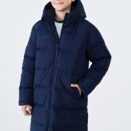 Детский пуховик FN Snowfall Long Kid Dark Blue - Детский пуховик FN Snowfall Long Kid Dark Blue