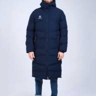 Пуховик KELME Adult Long Jacket Dark Blue - Пуховик KELME Adult Long Jacket Dark Blue