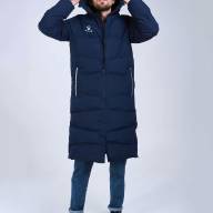 Пуховик KELME Adult Long Jacket Dark Blue - Пуховик KELME Adult Long Jacket Dark Blue