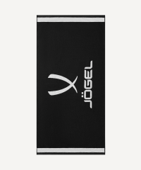 Полотенце спортивное JOGEL ESSENTIAL Towel L, 70х140, черный/белый