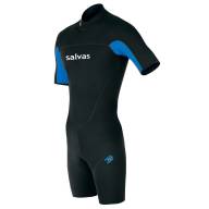 Гидрокостюм для плавания Salvas Shorty Adult, MS003-48, р.S, неопрен, чёрно-синий - Гидрокостюм для плавания Salvas Shorty Adult, MS003-48, р.S, неопрен, чёрно-синий