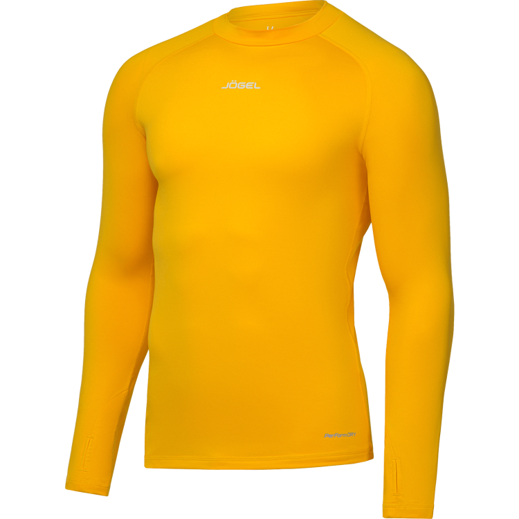 Джемпер компрессионный утепленный JÖGEL CAMP PerFormDRY Baselayer Top Warm, желтый Джемпер компрессионный утепленный JÖGEL CAMP PerFormDRY Baselayer Top Warm, желтый