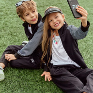 Детский спортивный костюм FN Dynamic Kid (Black/Grey) - Детский спортивный костюм FN Dynamic Kid (Black/Grey)