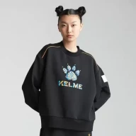 Свитшот KELME Round Neck Sweater Black - Свитшот KELME Round Neck Sweater Black