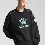 Свитшот KELME Round Neck Sweater Black - Свитшот KELME Round Neck Sweater Black