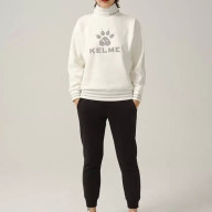 Свитшот KELME Round Neck Sweater White - Свитшот KELME Round Neck Sweater White