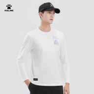Лонгслив KELME Long Sleeve T-Shirt White - Лонгслив KELME Long Sleeve T-Shirt White