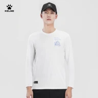 Лонгслив KELME Long Sleeve T-Shirt White - Лонгслив KELME Long Sleeve T-Shirt White