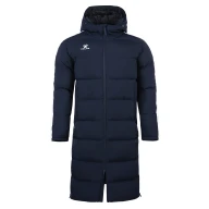 Пуховик KELME Men's Long Clothes Dark Blue - Пуховик KELME Men's Long Clothes Dark Blue