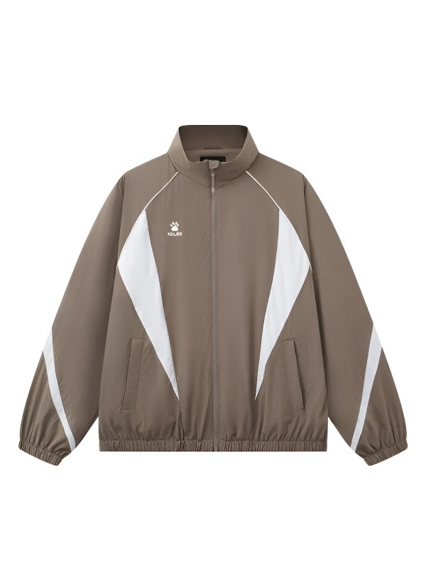 Женская демисезонная куртка KELME Woven Jacket (stand Collar) Brown