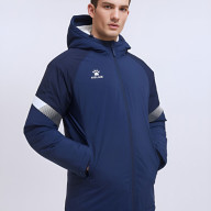 Куртка утепленная KELME Hooded Short Padded Jacket Dark Blue - Куртка утепленная KELME Hooded Short Padded Jacket Dark Blue