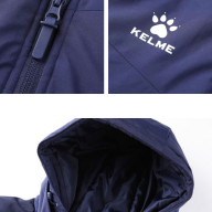 Куртка утепленная KELME Hooded Short Padded Jacket Dark Blue - Куртка утепленная KELME Hooded Short Padded Jacket Dark Blue