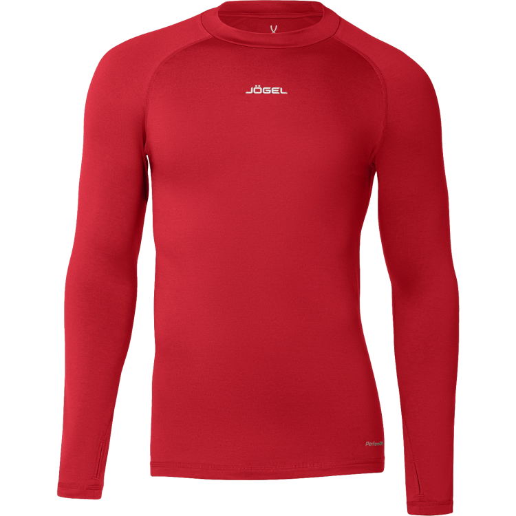 Джемпер компрессионный утепленный JÖGEL CAMP PerFormDRY Baselayer Top Warm, красный Джемпер компрессионный утепленный JÖGEL CAMP PerFormDRY Baselayer Top Warm, красный