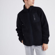 Толстовка KELME Men's Knitted Jacket Black - Толстовка KELME Men's Knitted Jacket Black