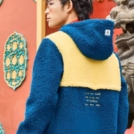 Худи KELME Men's Half Cardigan Blue - Худи KELME Men's Half Cardigan Blue