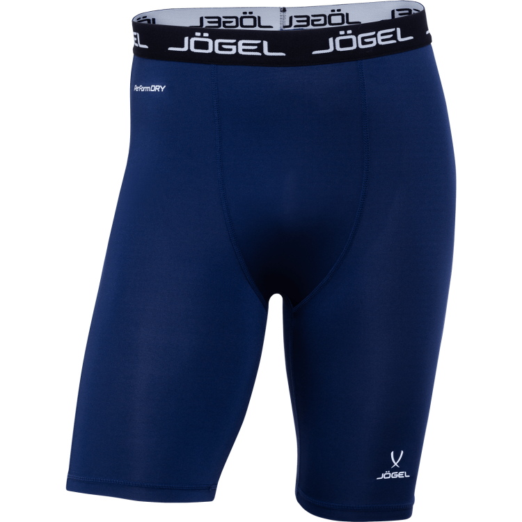 Шорты компрессионные JÖGEL CAMP PerFormDRY Tight Short, темно-синий/белый Шорты компрессионные JÖGEL CAMP PerFormDRY Tight Short, темно-синий/белый